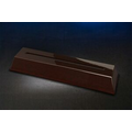 Dark Rosewood Slotted Base for 1/2" Glass (14-3/4 x 2-5/8")